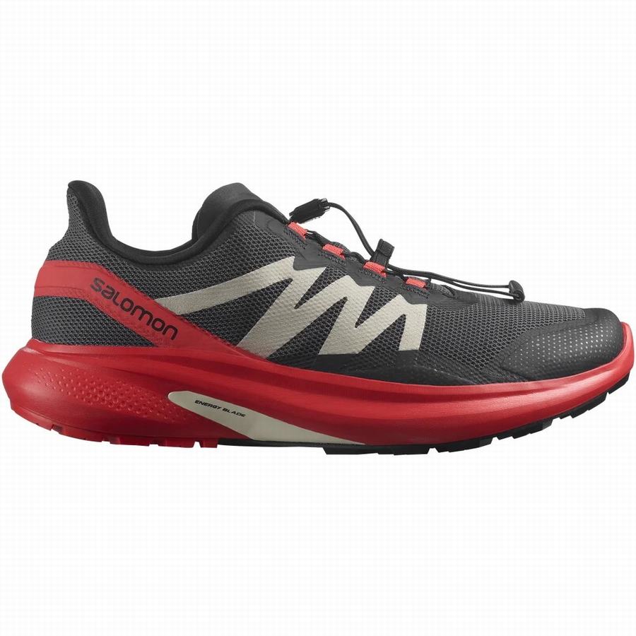 Salomon Hypulse Παπούτσια Trail Running ανδρικα μαυρα/κοκκινα [SHH7492ME]